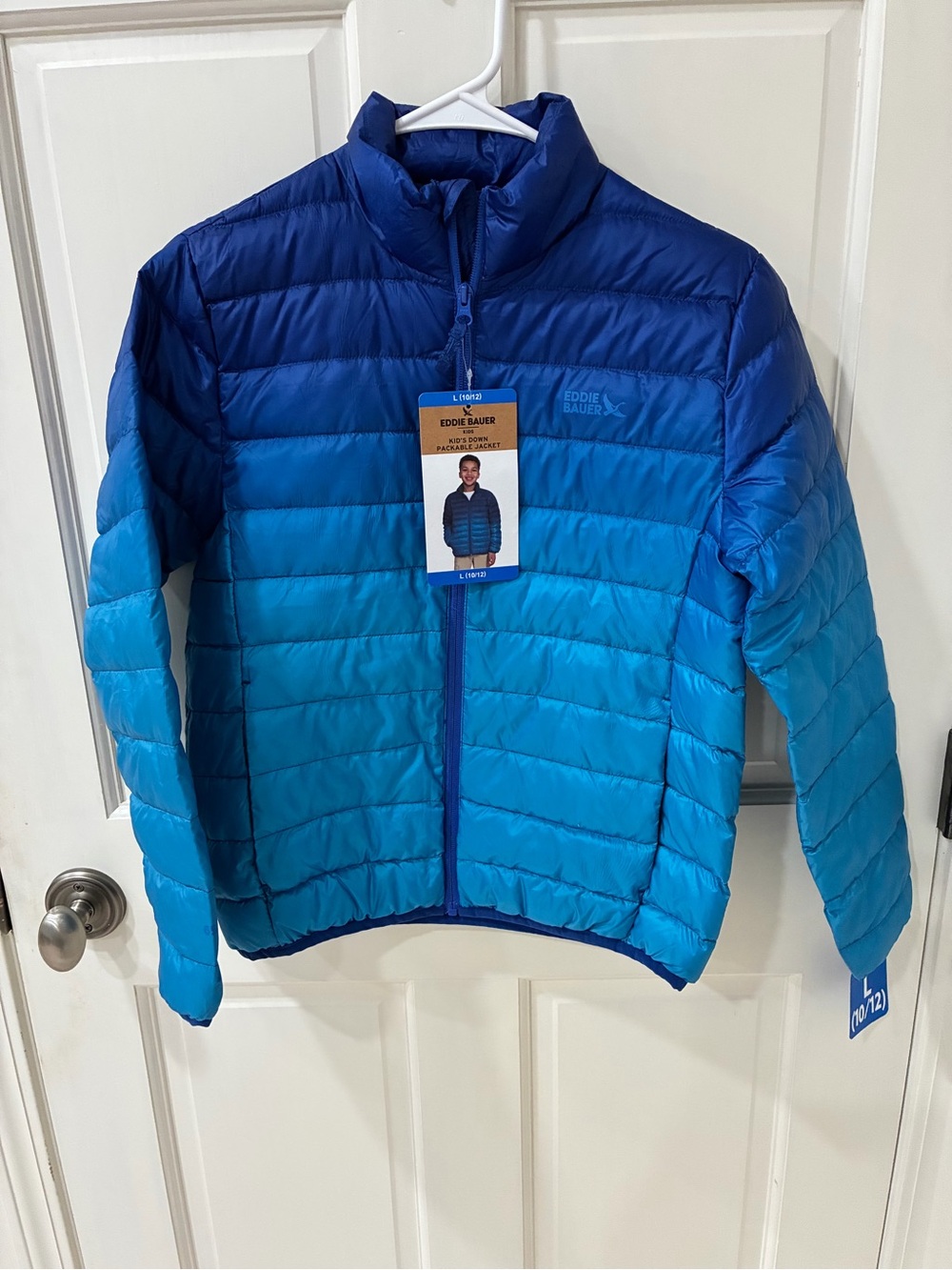 NWT Down Jacket By Eddie Bauer 10-12